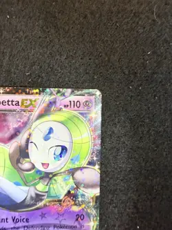 Pokemon Meloetta EX RC11 from Legendary Treasures Radiant Collection LP+/NM- - Image 4