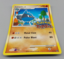 Lucario Card 12/16 Pokemon Rumble 2009 TCG Very Nice *READ* - Image 3