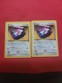 Pokemon: Porygon #48/82 Team Rocket 2000 WOTC Vintage Non-holo - LP - L19 - Image 1
