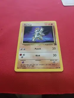 Pokemon Machop #59/82 Team Rocket 2000 WOTC Vintage Non-holo - NM / LP - L15 - Image 4