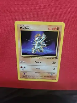 Pokemon Machop #59/82 Team Rocket 2000 WOTC Vintage Non-holo - NM / LP - L15 - Image 5