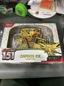 POKEMON TCG SCARLET & VIOLET 151 ZAPDOS EX COLLECTION BOX FACTORY SEALED NEW - Image 1