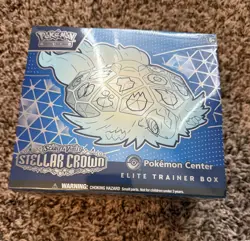 Pokemon TCG Scarlet & Violet Stellar Crown Pokemon Center ETB Elite Trainer Box - Image 1