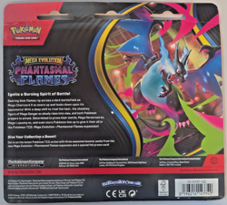 Pokemon Phantasmal Flames - Sneasel 3-Pack Booster Blister Factory Sealed - Image 2