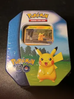 Pokemon GO Tin TCG - Pikachu - 2022 - NEW & SEALED - Booster Collectible Tin 820650851520 - Image 1