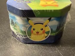Pokemon GO Tin TCG - Pikachu - 2022 - NEW & SEALED - Booster Collectible Tin 820650851520 - Image 2