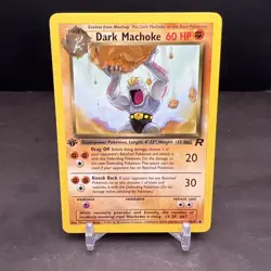 Pokemon 1st Edition Team Rocket Dark Machoke 40/82 NS1 - Image 1