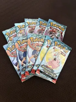 JOURNEY TOGETHER Pokemon Booster Pack Lot / Bundle New Sealed 🪩 10 Packs 🪩 - Image 1