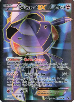 Genesect EX 120/124 Full Art Ultra Rare Holo XY - Fates Collide LP Pokemon - Image 1