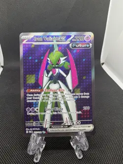 IRON VALIANT EX 2023 POKEMON PARADOX RIFT ULTRA RARE 225/182 NM - Image 1