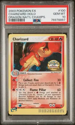 PSA 10 Charizard EX Dragon National Championships Holo Rare Promo #100 - Pokemon - Image 1