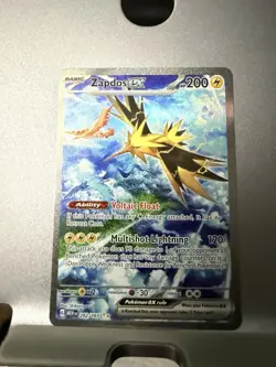 2023 Pokemon Mew En-151 Zapdos EX Special Illustration Rare Raw Mint - Image 2