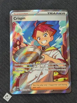 Crispin 164/142 - Stellar Crown Full Art Ultra Rare Pokemon TCG NM - Image 1