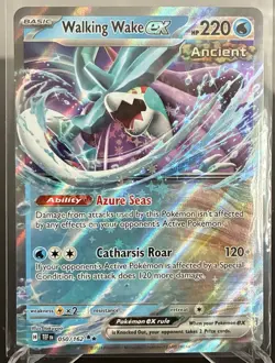 Walking Wake EX 2024 Pokemon TCG #050 SV Temporal Forces Illustrations Rare Holo - Image 1