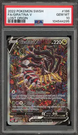 Pokemon Giratina V Lost Origin Full Alt Art #186 PSA 10 Gem Mint - Image 1