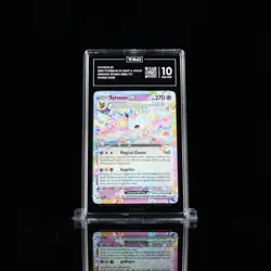 TAG 10 GEM MINT 2024 Sylveon ex 041/131 Pokemon SV Prismatic Evolutions Holo - Image 1