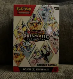 Pokemon Prismatic Evolutions Booster Bundle Sealed (6 Packs) TCG - Image 1