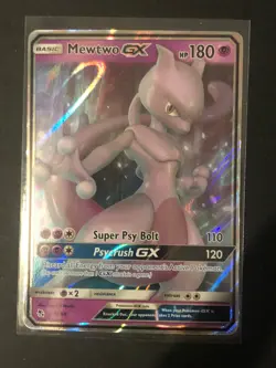 Mewtwo GX 31/68 Holo Rare GX Hidden Fates Pokemon NM - Image 1