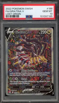 Pokemon Giratina V Lost Origin Full Alt Art #186 PSA 10 Gem Mint - Image 1