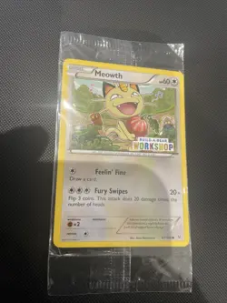 Pokemon TCG : BUILD-A-BEAR PROMO ROARING SKIES MEOWTH 67/108 SEALED - Image 1