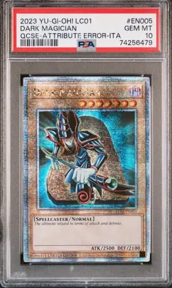 PSA 10 Dark Magician | Limited Edition LC01 | QCSR | Attribute Error Ita - Image 1