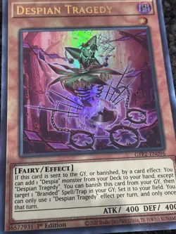 Yu-Gi-Oh! TCG Despian Tragedy GFP2-EN096 Ultra Rare NM/M - Image 2