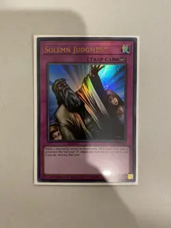 Yugioh Solemn Judgment LART-EN014 Ultra Rare Limited Ed NM - Image 1