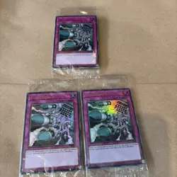 YuGiOh 3 X - Full Salvo - LART-EN075 Limited Edition sealed new never opened - Image 1