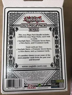 Yu-Gi-Oh! 2025 Mega-Pack Bundle (Art Set - 3 Boxes Total) sealed new - Image 3