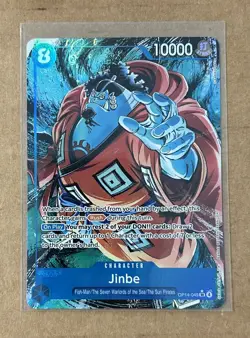Jinbe One Piece Alt Art OP14-049 THE AZURE SEA'S SEVEN English NM - Image 1