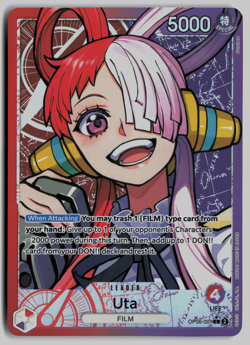 One Piece TCG - Uta Leader Alt Art OP06-001 English - Wings of the Captain - Image 1