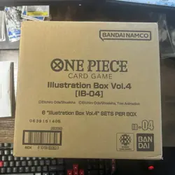 One Piece TCG: Illustration Box Vol. 4 (IB-04) - 4 Packs, Promos Sealed Case 6x - Image 1