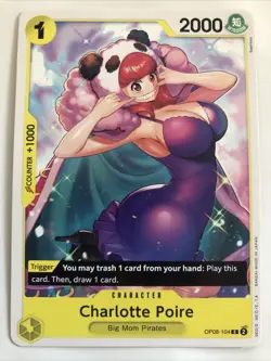 One Piece CCG Two Legends Charlotte Poire OP08-104 NM - Image 1