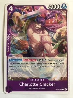 One Piece CCG Two Legends Charlotte Cracker OP08-064 NM - Image 1