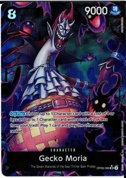 One Piece TCG Gecko Moria OP06-086 Alt Art PRB-01 Premium The Best - English - Image 1