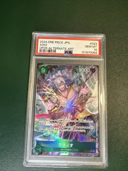 One Piece CCG Adio Alt. Art OP09-023, Emperors in the New World, PSA 10 - Image 1