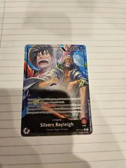 Silvers Rayleigh (Alternate Art) OP12-001 Legacy of the Master Foil - Image 1
