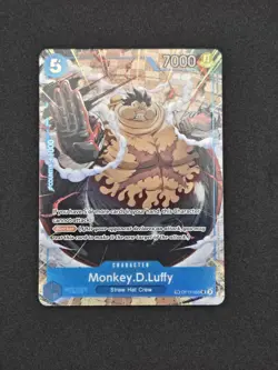 One Piece MONKEY.D. LUFFY TR TREASURE RARE EN ENGLISH OP13 OP11-058 NM - Image 1