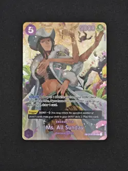 One Piece Card Game MS. ALL SUNDAY SP ENGLISH EN OP04-064 SP Alternate Art NM - Image 1