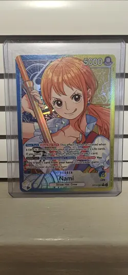Nami (041) (Alternate Art) OP11-041 A Fist of Divine Speed Foil - Image 1