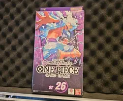 One Piece Card Game Monkey D Luffy Starter Deck Bandai English ST-26 Sealed - Image 1