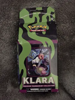 Pokemon TCG "KLARA" Premium Tournament Collection W/ DECK BOX CARD SLEEVES - Image 1
