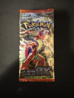Pokemon Card Scarlet ex sv1S NEW SEALED Korean Booster Pack (Scarlet & Violet) - Image 1