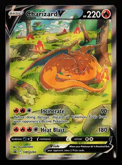 Charizard V SWSH260 Sword & Shield Promo Pokemon Card - Image 1