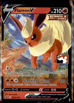 Flareon V Promo Prize Pack Series Cards SWSH149 NM - Image 1
