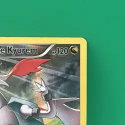 White Kyurem XY81 Black Star Promo Full Art Pokemon Card MP IR TCG MP - Image 3