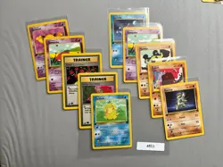 Pokemon 10 Card Lot - 1st Ed. Early sets Mostly/All Team Rocket PL4653 - Image 1