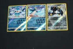Pokemon Card Lot EX-PL Reverse Holo Piplup & Prinplup Ultra Prism & Empoleon FL - Image 1