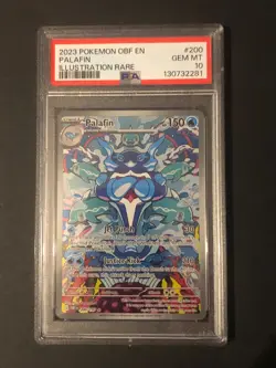 PSA 10, Palafin 200/197 - Pokemon TCG Obsidian Flames Illustration Rare Card - Image 1