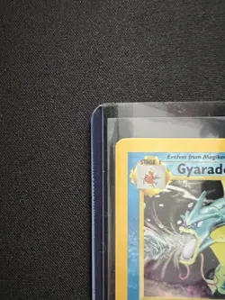 Pokemon Base Set Gyarados Holo Rare Card 6/102 Unlimited Edition - Image 2